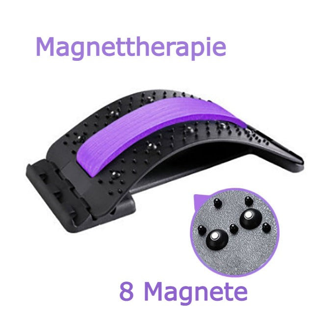 Rückenstrecker mit Magneten oder Massagepunkten