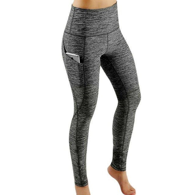 Push Up Leggings mit Handytasche, Yogahose